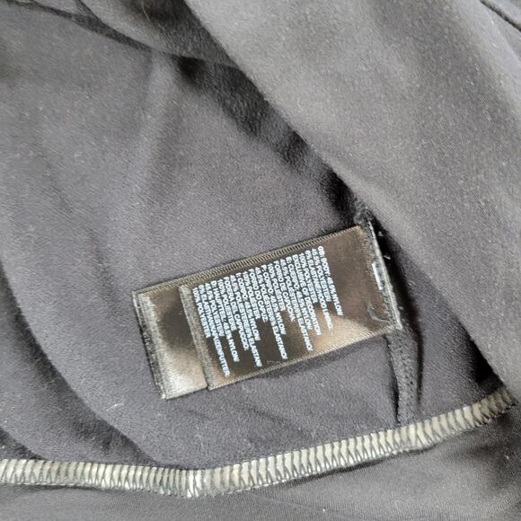 The North Face Womens Flashdry Hoodie XL Black Crisscross Cropped Thumb Holes - Picture 16 of 16